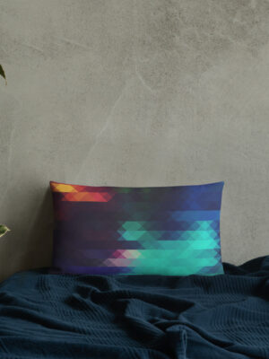 Triangle Grid Pillow