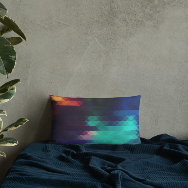 Triangle Grid Pillow