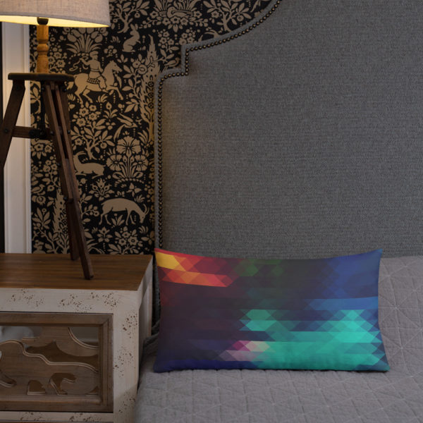 Triangle Grid Pillow