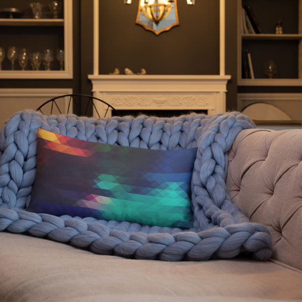 Triangle Grid Pillow