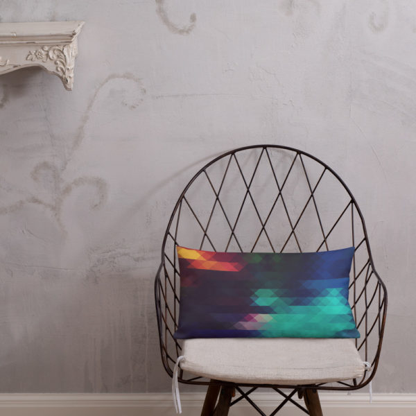 Triangle Grid Pillow