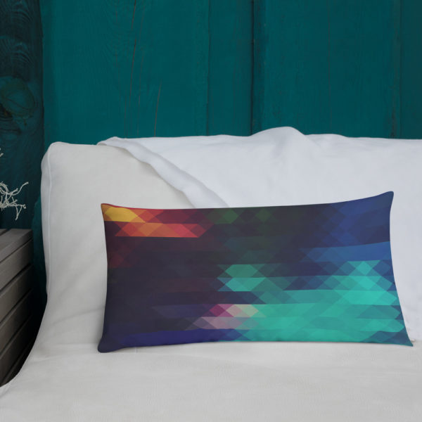 Triangle Grid Pillow