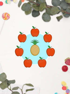 1 in 8 Infertility Awareness Bubble-free sticker - Blue