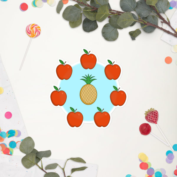 1 in 8 Infertility Awareness Bubble-free sticker - Blue