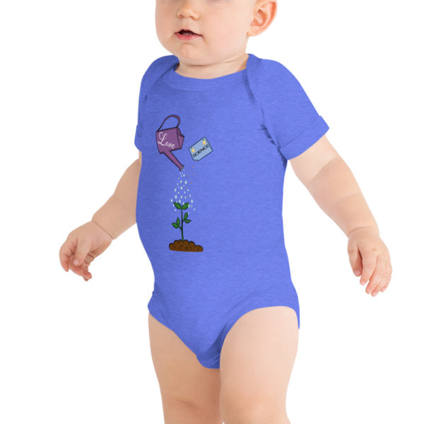 A Lot of Love and a Little Bit of Science Baby short sleeve one piece