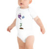 A Lot of Love and a Little Bit of Science Baby short sleeve one piece