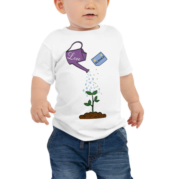 A Lot of Love and a Little Bit of Science Baby Jersey Short Sleeve Tee