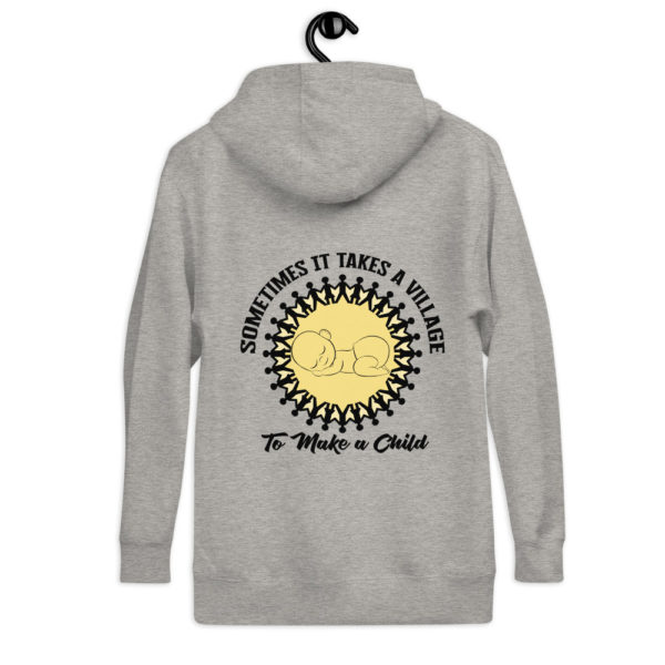 Sometimes it Takes a Village Unisex Hoodie - back design