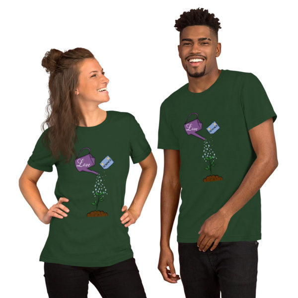 A Lot of Love and a Little Bit of Science Short-Sleeve Unisex T-Shirt