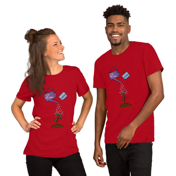 A Lot of Love and a Little Bit of Science Short-Sleeve Unisex T-Shirt